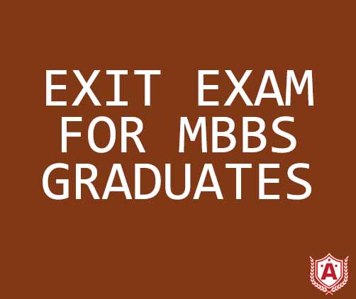 Exit Exam Compulsory For MBBS Graduates